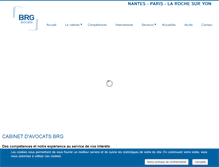 Tablet Screenshot of brg-avocats.fr